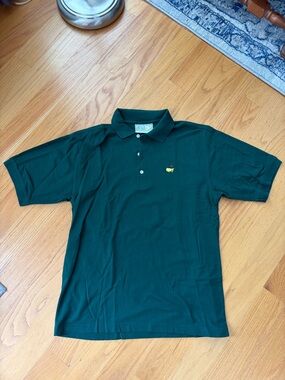 Augusta national golf shop dark green polo shirt size medium the masters